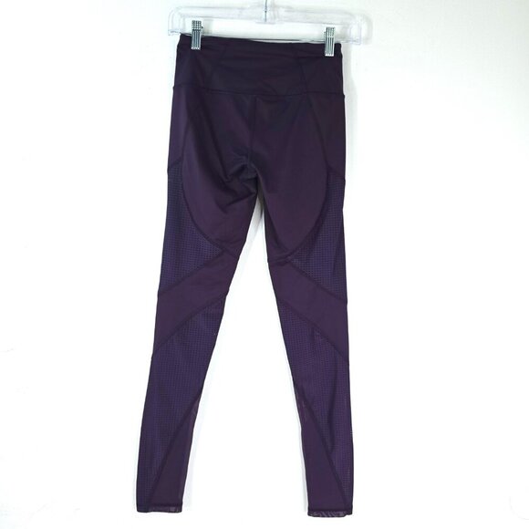 Victoria's Secret Purple Knockout Breathable Mesh Athletic Leggings - Picture 2 of 8